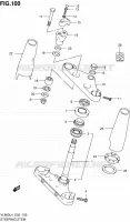 COLONNE DE DIRECTION (VL800CL4 E19) pour Suzuki INTRUDER 800 2014
