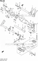 ENSEMBLE SELECTEUR DE VITESSES pour Suzuki INTRUDER 800 2014