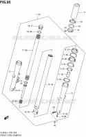 FOURCHE pour Suzuki INTRUDER 800 2014