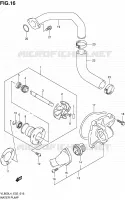 POMPE A EAU pour Suzuki INTRUDER 800 2014