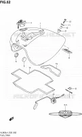 RESERVOIR D'ESSENCE (VL800CL4 E02) pour Suzuki INTRUDER 800 2014