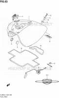 RESERVOIR D'ESSENCE (VL800CL4 E19) pour Suzuki INTRUDER 800 2014