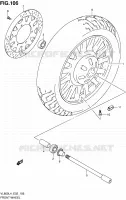 ROUE AVANT (VL800CL4 E19) pour Suzuki INTRUDER 800 2014