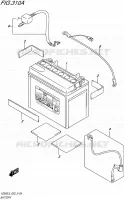 BATTERIE pour Suzuki MARAUDER 800 2015
