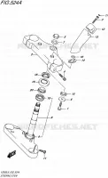 COLONNE DE DIRECTION pour Suzuki MARAUDER 800 2015