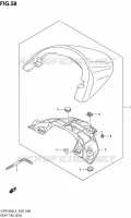 CAPOT DE SELLE pour Suzuki INTRUDER 1800 2013