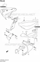 CARENAGES ARRIERE pour Suzuki INTRUDER 1800 2013