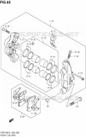 ETRIER DE FREIN AVANT pour Suzuki INTRUDER 1800 2013