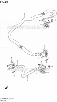 SYSTEME RECYCLAGE GAZ ECHAPPEMENT pour Suzuki INTRUDER 1800 2013