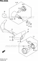 CLIGNOTANTS (VZR1800L5 E99) pour Suzuki INTRUDER 1800 2015