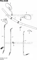 GUIDON (VZR1800BZL5 E24) pour Suzuki INTRUDER 1800 2015