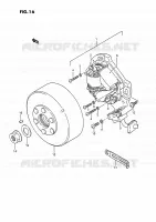 ALLUMAGE ROTOR   STATOR pour Suzuki QUADRACER 250 1991