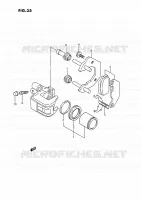 ETRIER DE FREIN AVANT pour Suzuki QUADRACER 250 1991