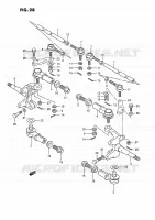 FREIN ARRIERE pour Suzuki QUADRACER 250 1991