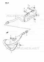 SILENCIEUX pour Suzuki QUADRACER 250 1991