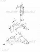AMORTISSEUR   TRIANGLES pour Suzuki KINGQUAD 400 2011
