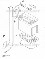 BATTERIE pour Suzuki KINGQUAD 400 2011