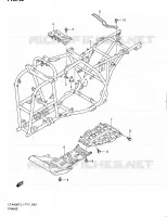CADRE pour Suzuki KINGQUAD 400 2011