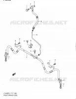 DURITE DE FREIN AVANT pour Suzuki KINGQUAD 400 2011