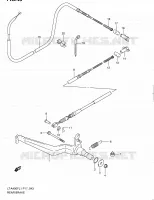 FREIN ARRIERE pour Suzuki KINGQUAD 400 2011