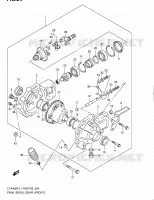 CARDAN   COUPLE CONIQUE (AVANT) pour Suzuki KINGQUAD 400 2011