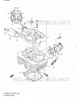 CULASSE pour Suzuki KINGQUAD 400 2011