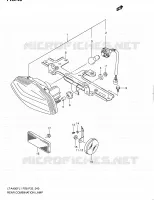 ENSEMBLE FEU ARRIERE (LT A400FZL1 P28) pour Suzuki KINGQUAD 400 2011