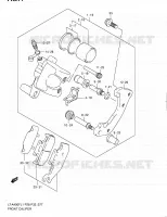 ETRIER DE FREIN AVANT pour Suzuki KINGQUAD 400 2011
