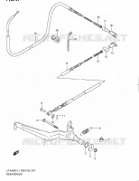 FREIN ARRIERE pour Suzuki KINGQUAD 400 2011