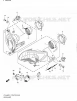 PHARE (LT A400FZL1 P28) pour Suzuki KINGQUAD 400 2011