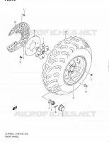 ROUE AVANT pour Suzuki KINGQUAD 400 2011