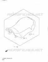 SELLE pour Suzuki KINGQUAD 400 2011