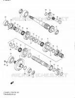 TRANSMISSION (2) pour Suzuki KINGQUAD 400 2011