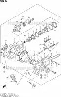 CARDAN   COUPLE CONIQUE (AVANT) pour Suzuki KINGQUAD 400 2012