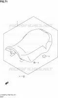 SELLE pour Suzuki KINGQUAD 400 2012