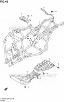 CADRE pour Suzuki KINGQUAD 400 2012