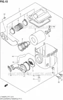 FILTRE A AIR (LT A400FZL2 P17) pour Suzuki KINGQUAD 400 2012