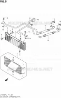 RADIATEUR D'HUILE (LT A400FZL2 P17) pour Suzuki KINGQUAD 400 2012