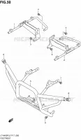 REPOSE PIED pour Suzuki KINGQUAD 400 2012