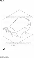 SELLE (LT A400FL2 P24) pour Suzuki KINGQUAD 400 2012