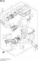 FILTRE A AIR (LT A400FZL4 P33) pour Suzuki KINGQUAD 400 2014