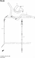 GUIDON pour Suzuki KINGQUAD 400 2014