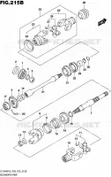 COUPLE CONIQUE (LT A400FL5 P33) pour Suzuki KINGQUAD 400 2015