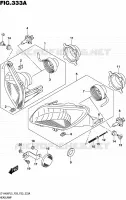 PHARE (LT A400FL5 P28) pour Suzuki KINGQUAD 400 2015