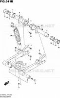 BRAS OSCILLANT ARRIERE (LT A400FZL5 P17) pour Suzuki KINGQUAD 400 2015