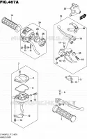 ENSEMBLE LEVIERS   POIGNEES pour Suzuki KINGQUAD 400 2015