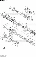 TRANSMISSION (2) pour Suzuki KINGQUAD 400 2015