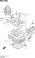 CULASSE (LT A400FL6 P28) pour Suzuki KINGQUAD 400 2016