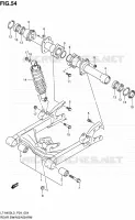 BRAS OSCILLANT ARRIERE pour Suzuki KINGQUAD 400 2013
