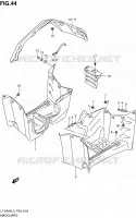 GARDE BOUE pour Suzuki KINGQUAD 400 2013